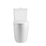 Neptune Prague 4.1/6L Dual Flush Elongated One-Piece Toilet in White - Image 4