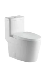 Neptune Zen 4.1/6L Dual Flush Elongated One-Piece Toilet in White - Image 3